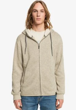 Quiksilver KELLER - Sweat à Capuche Zippé - Oatmeal
