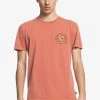 Quiksilver SILENT DUSK SS - T-shirt Imprimé - Cinnamon -Quiksilver Soldes fbfd45b699c941c69d32777fe91aa371