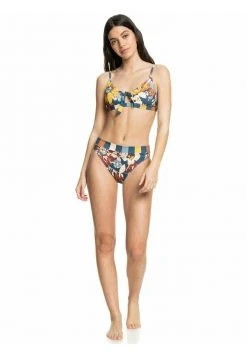 Quiksilver Haut De Bikini - Dark Denim Wallflower -Quiksilver Soldes fbfe7ed9f3e54a1ab744d9f79be82298