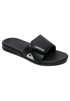 Quiksilver BRIGHT COAST - Sandales De Bain - Black/white/black