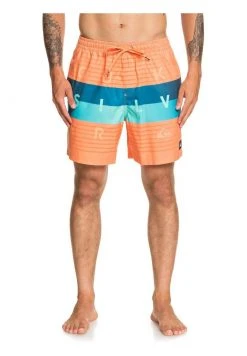 Quiksilver WORD BLOCK VOLLEY 17 - Short De Bain - Nectarine