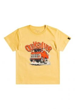 Quiksilver RUSHING BACK - T-shirt Imprimé - Rattan