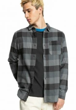 Quiksilver MOTHERFLY - Chemise - Tarmac Motherfly -Quiksilver Soldes fd488d43a3514e75abdf143cd75f072d