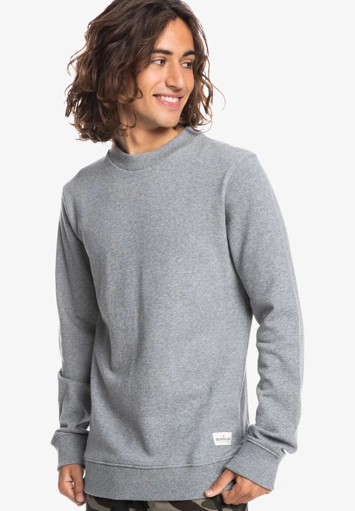 Quiksilver Sweatshirt - Light Grey Heather 3 Quiksilver Sweatshirt - Light Grey Heather