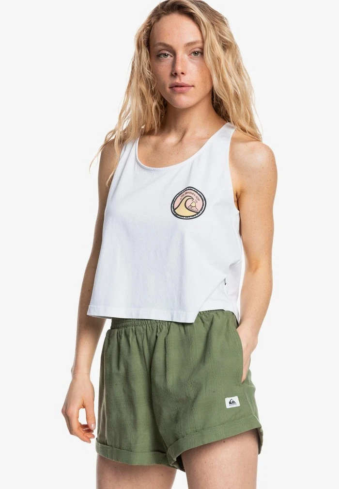 DÉBARDEUR - Débardeur - white Quiksilver DÉBARDEUR - Débardeur - White -Quiksilver Soldes fe57b113d005442fab474988426d6ab5